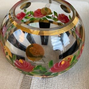 2 MacKenzie-Child’s glass pieces; never used